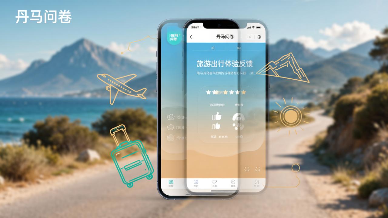 旅游出行调查问卷模板怎么做？丹马问卷免费生成扫码填写自动汇总
