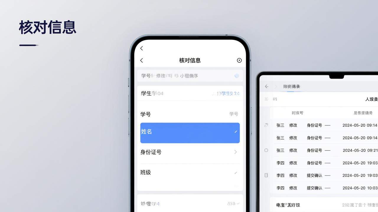 学籍信息核对怎么留痕又导出？用【核对信息】小程序2步搞定全流程