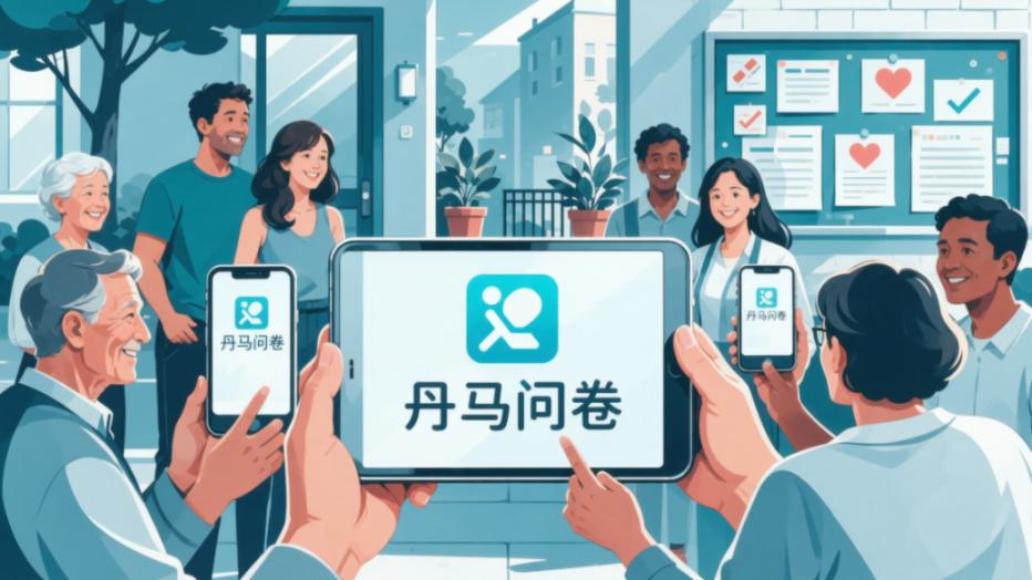 社区服务调查问卷怎么做？丹马问卷免费制作扫码填表自动汇总教程