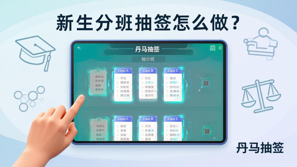 新生分班抽签怎么做？丹马抽签扫码分班操作步骤详解，结果实时可见