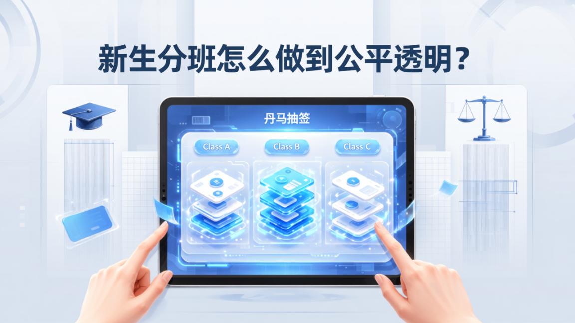 新生分班怎么做到公平透明？丹马抽签微信小程序一键随机分班实操教程
