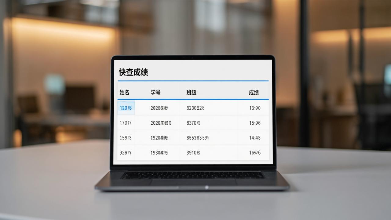 成绩单姓名学号对照表怎么导出？快查成绩教师端3步生成可打印名单（附导出设置细节）