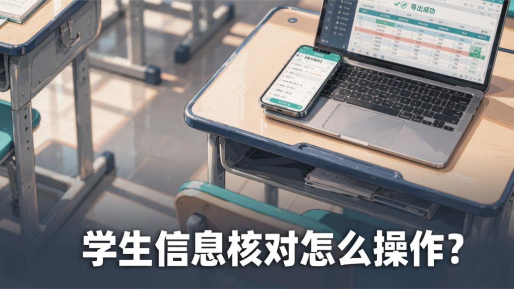 学生信息核对怎么操作？【核对信息】微信小程序扫码核对、补填修改、导出Excel全流程详解