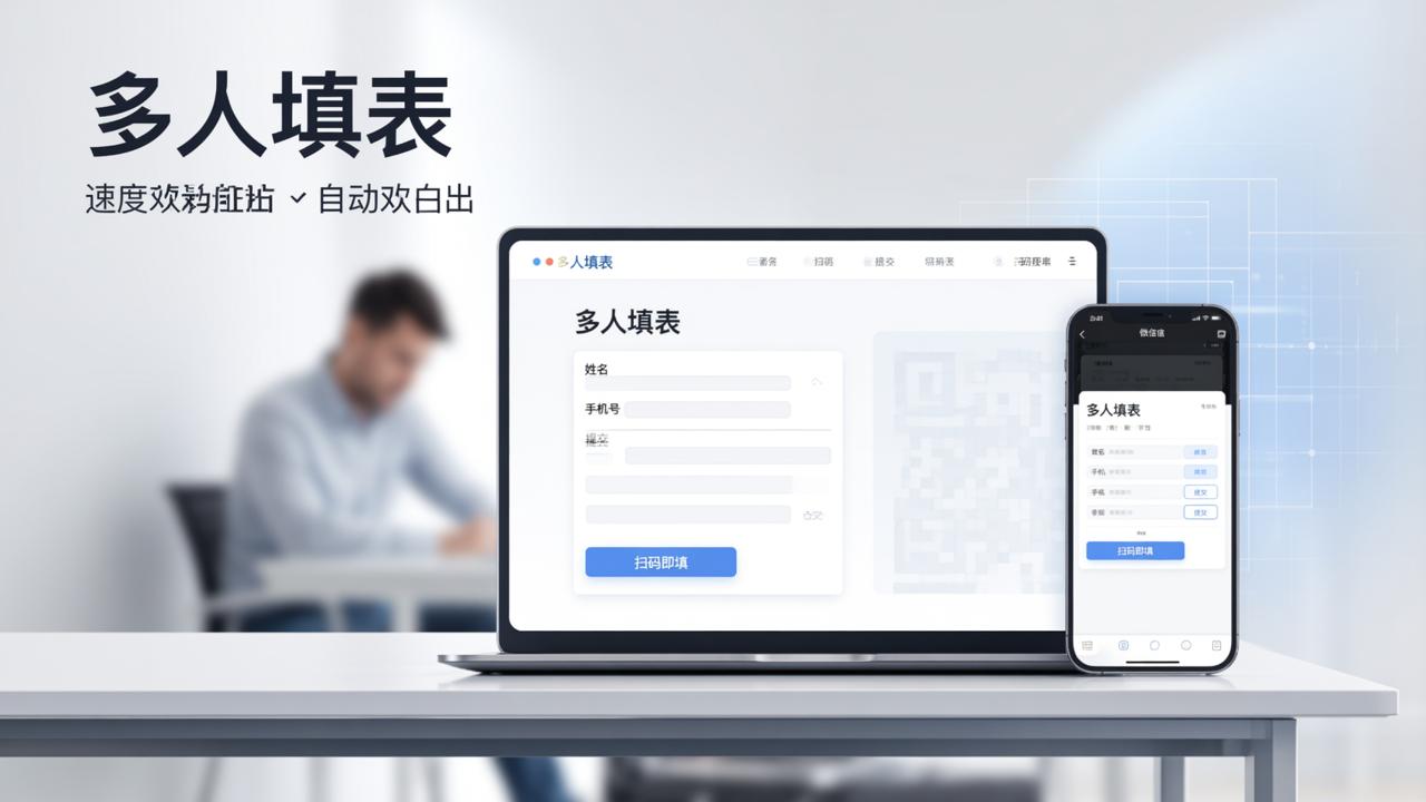 多人填表怎么领表填写？扫码即填、自动汇总Excel的详细操作教程