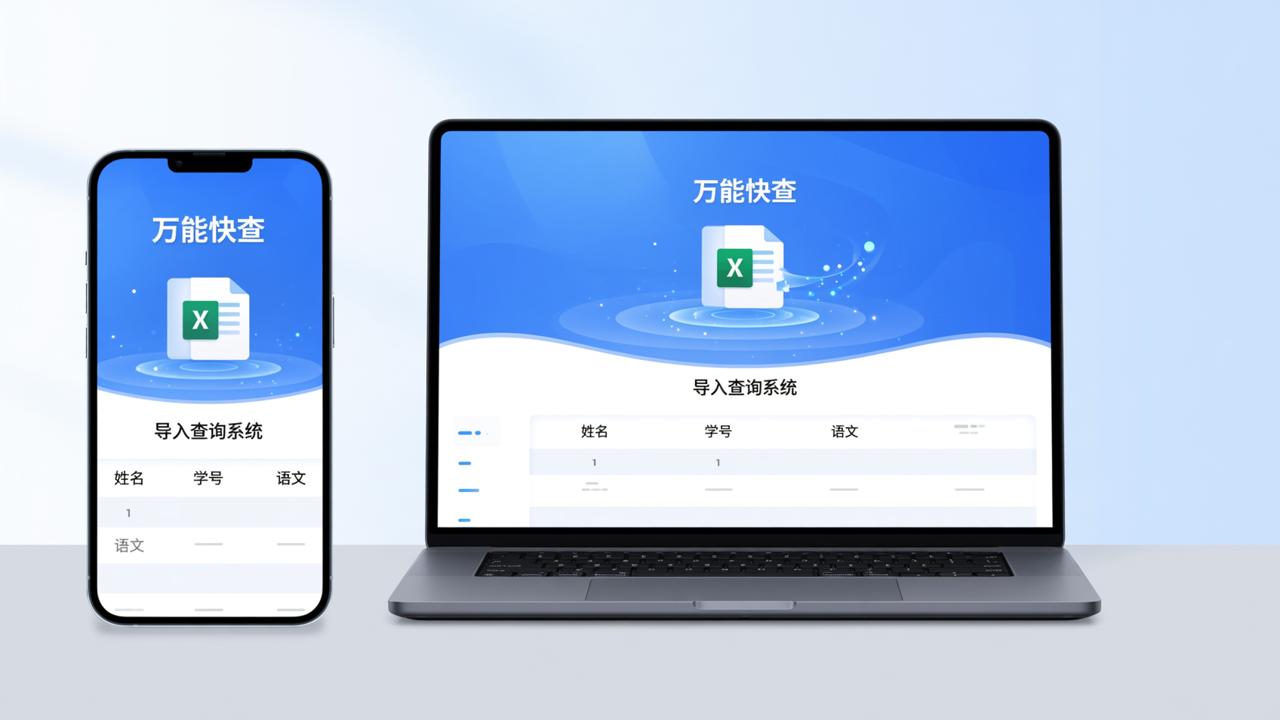 Excel导入查询系统怎么用？万能快查Excel一键生成查询入口，免编程零代码操作教程