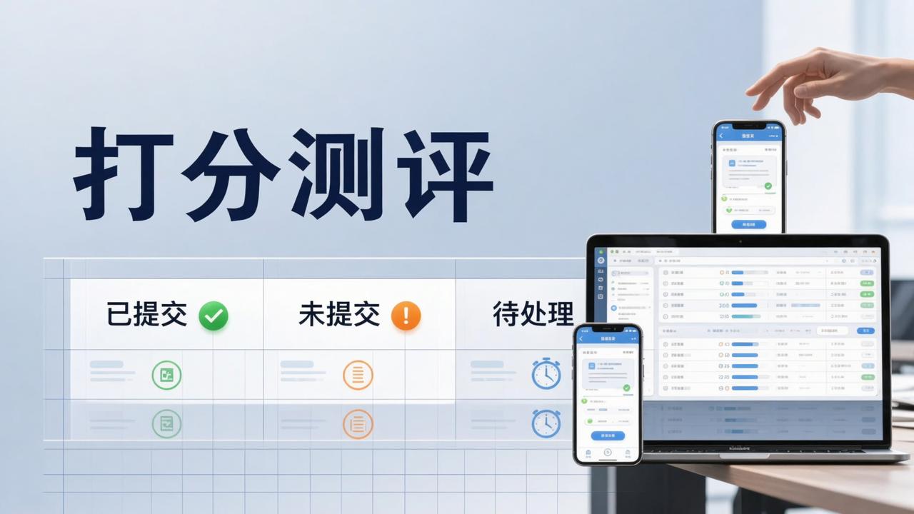 打分人数统计怎么做？用【打分测评】自动汇总实名/匿名打分表，导出Excel查谁没交