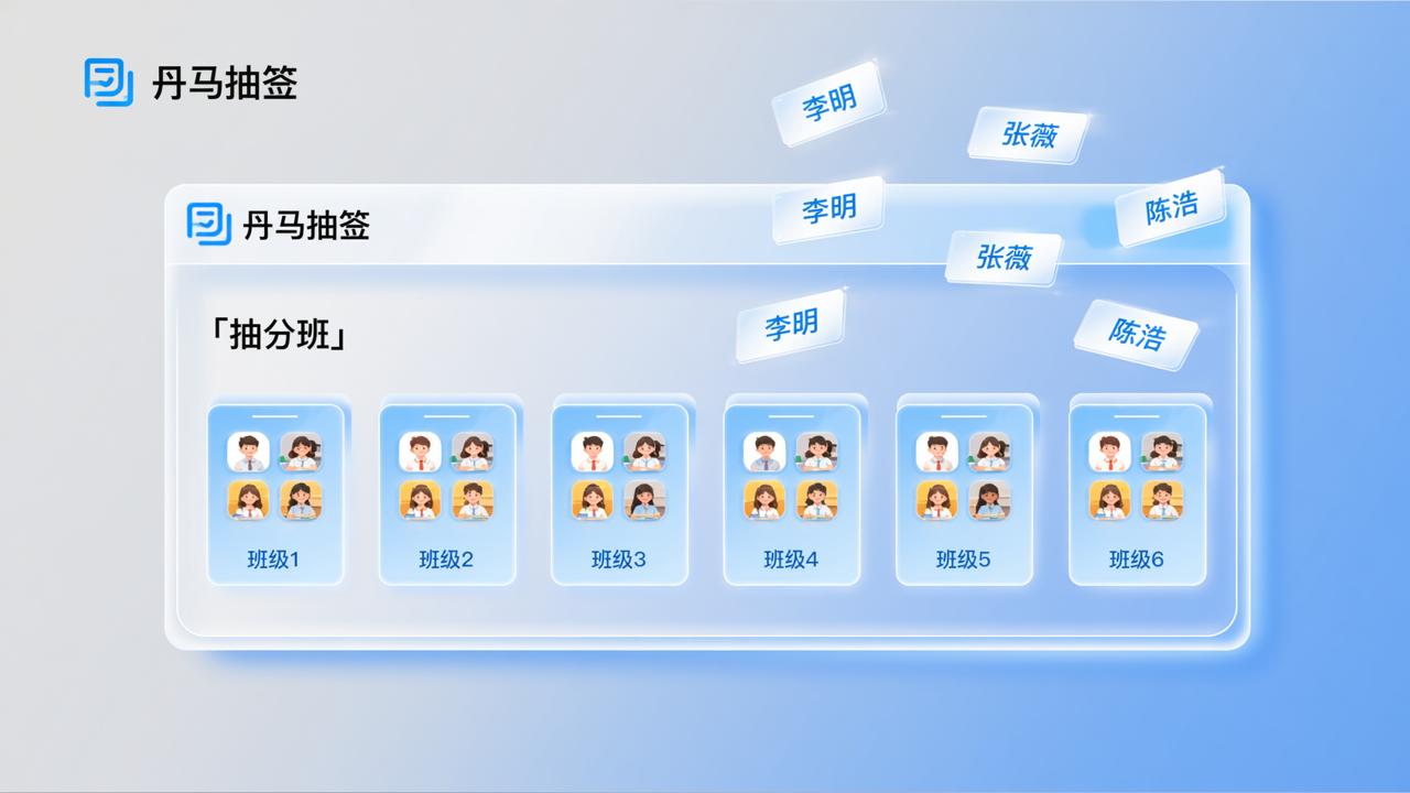 新学期怎么分班最公平？丹马抽签「抽分班」功能实操教程（附步骤截图）