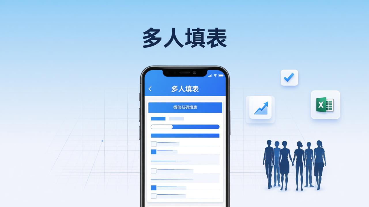 多人填表链接怎么生成？微信扫码填表自动汇总Excel的详细操作步骤