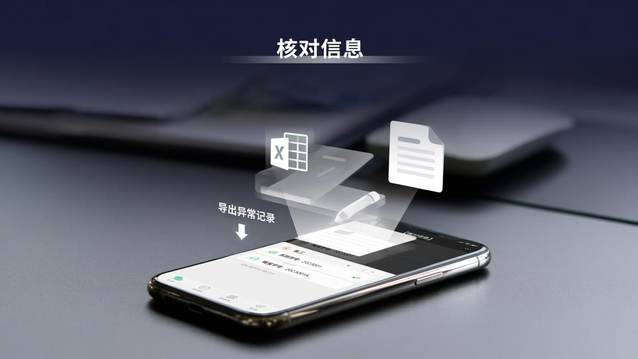 核对数据不一致怎么办？用【核对信息】微信小程序留痕修改、导出异常记录全流程实操指南