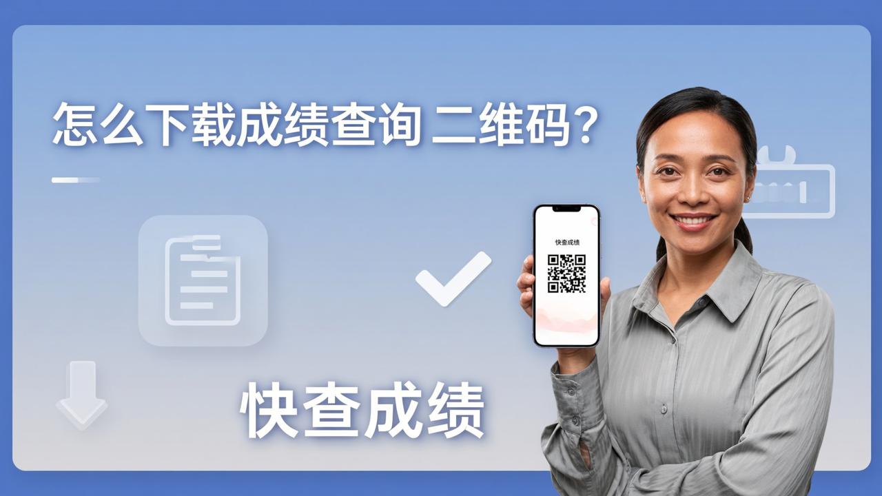 怎么下载成绩查询二维码？快查成绩微信小程序扫码查分操作步骤详解