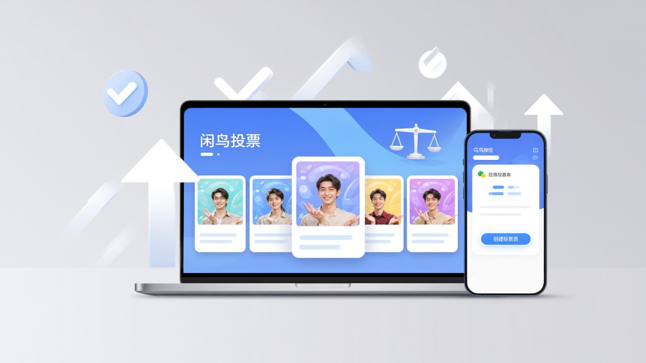 闲鸟投票微信小程序怎么用？办公评优、民主决策、作品比赛投票全流程操作指南