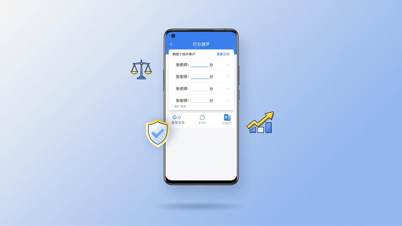 怎样用免费微信小程序做绩效考核打分？4种打分表实操教程（支持权重/实名匿名/导出Excel）