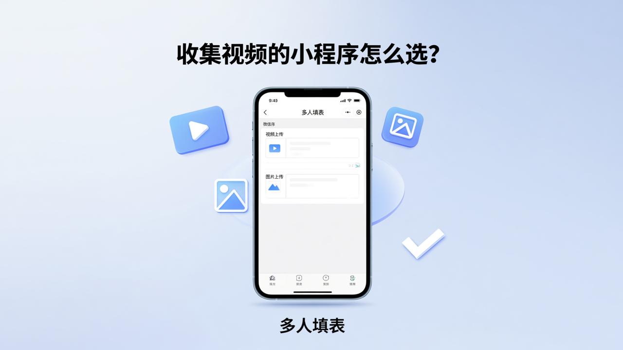 收集视频的小程序怎么选？多人填表支持收图片视频文件的实操教程