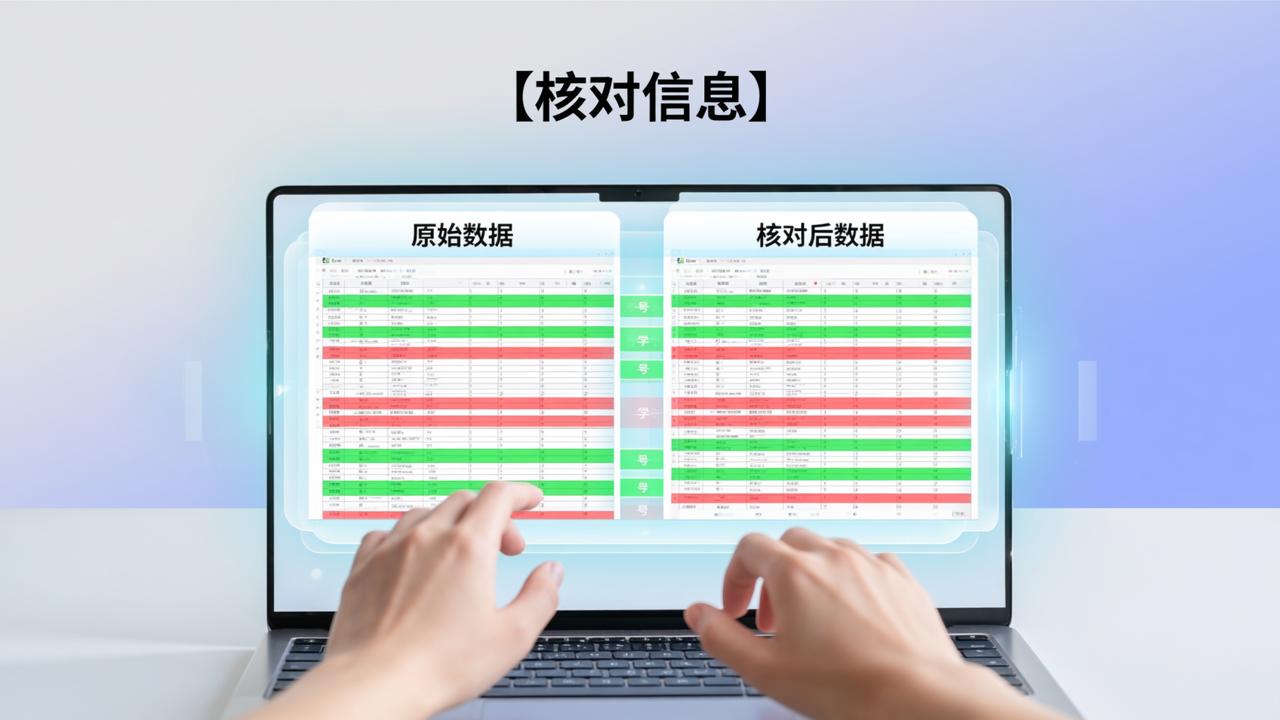 数据不一致的情况说明怎么写？用【核对信息】在线核对并自动标记差异的实操步骤