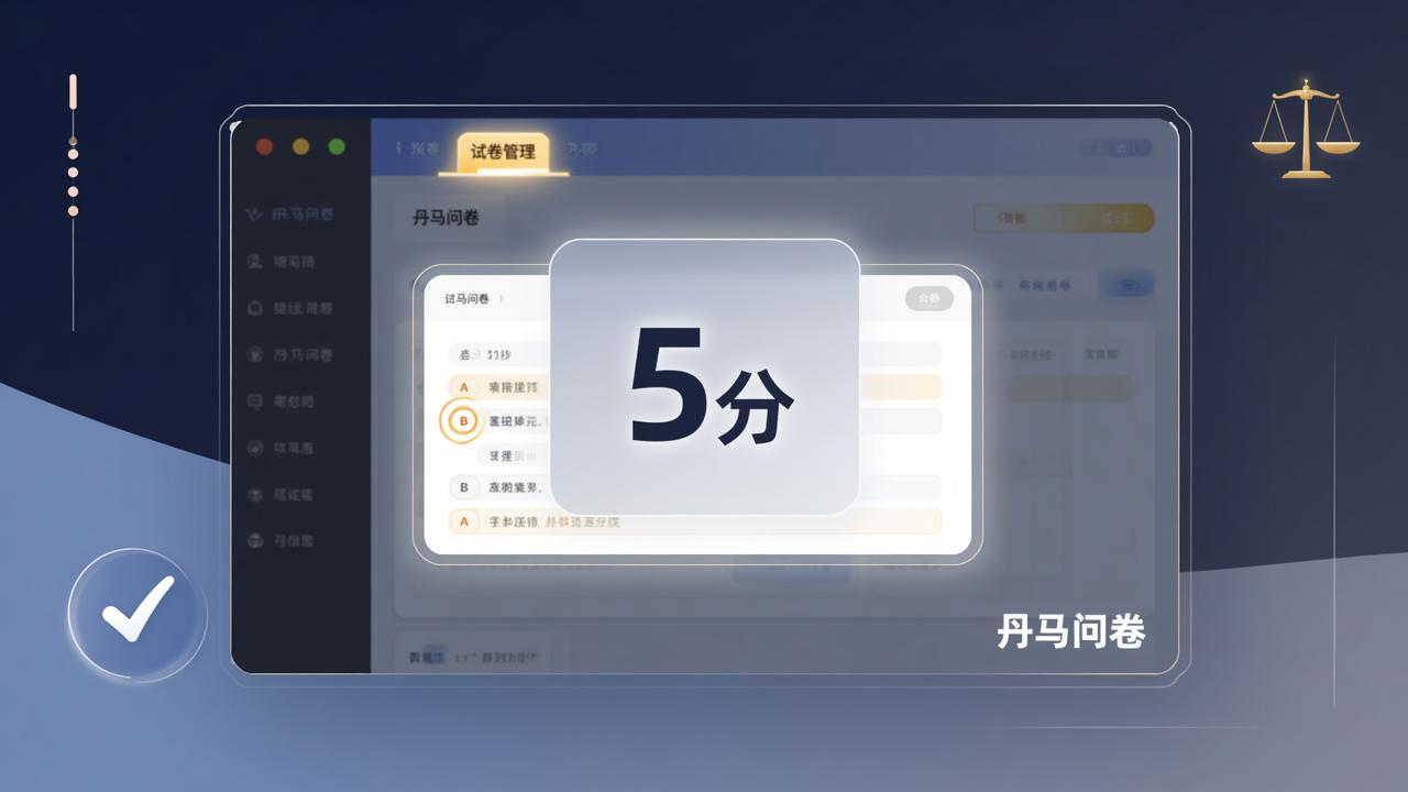 调查问卷打分标准怎么设置？丹马问卷考试类问卷如何配置标准答案和自动阅卷