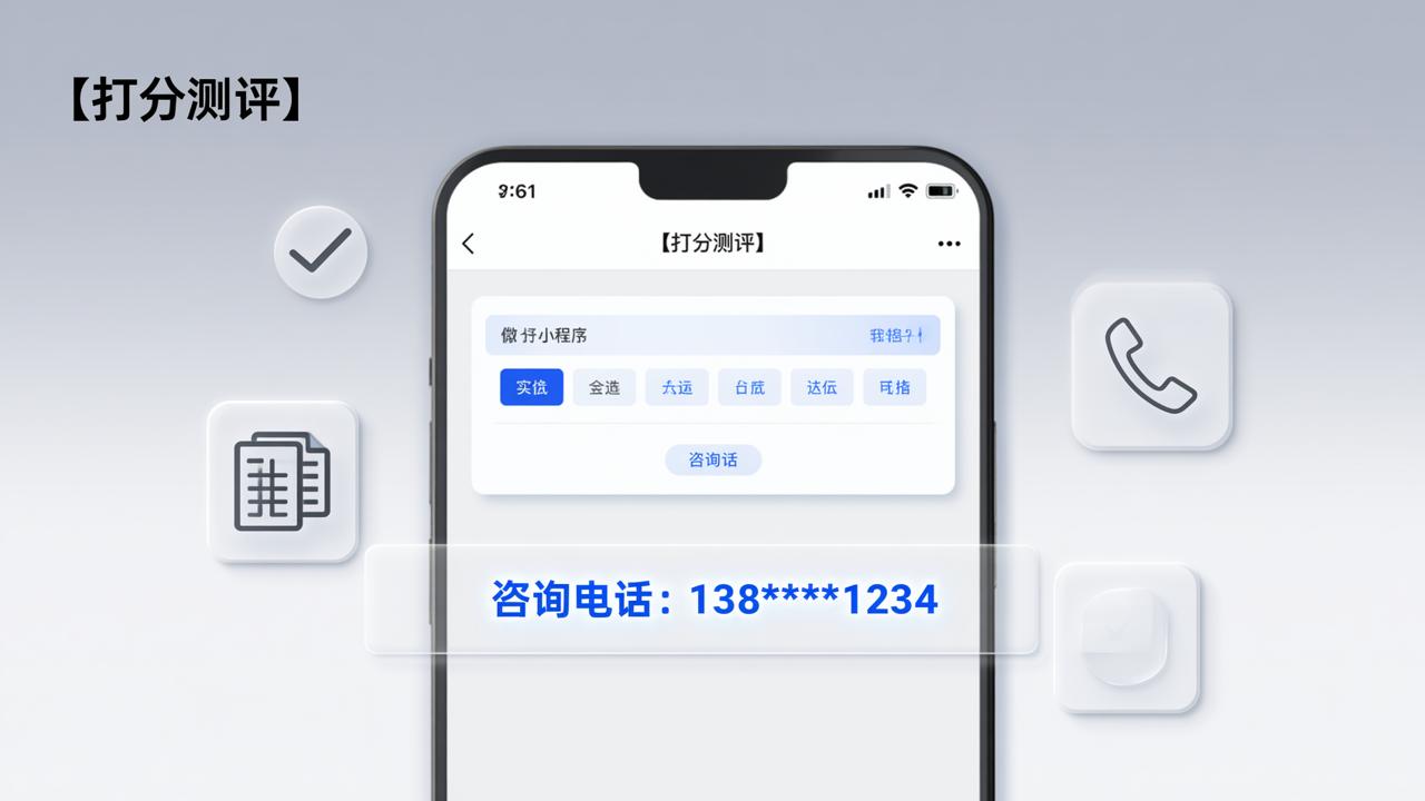 打分表怎么添加咨询电话？【打分测评】微信小程序设置联系方式及导出Excel教程