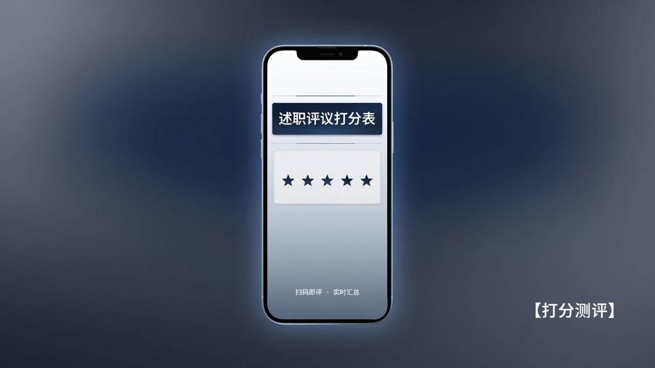 述职评议怎么扫码打分防刷票？【打分测评】4类打分表实操教程