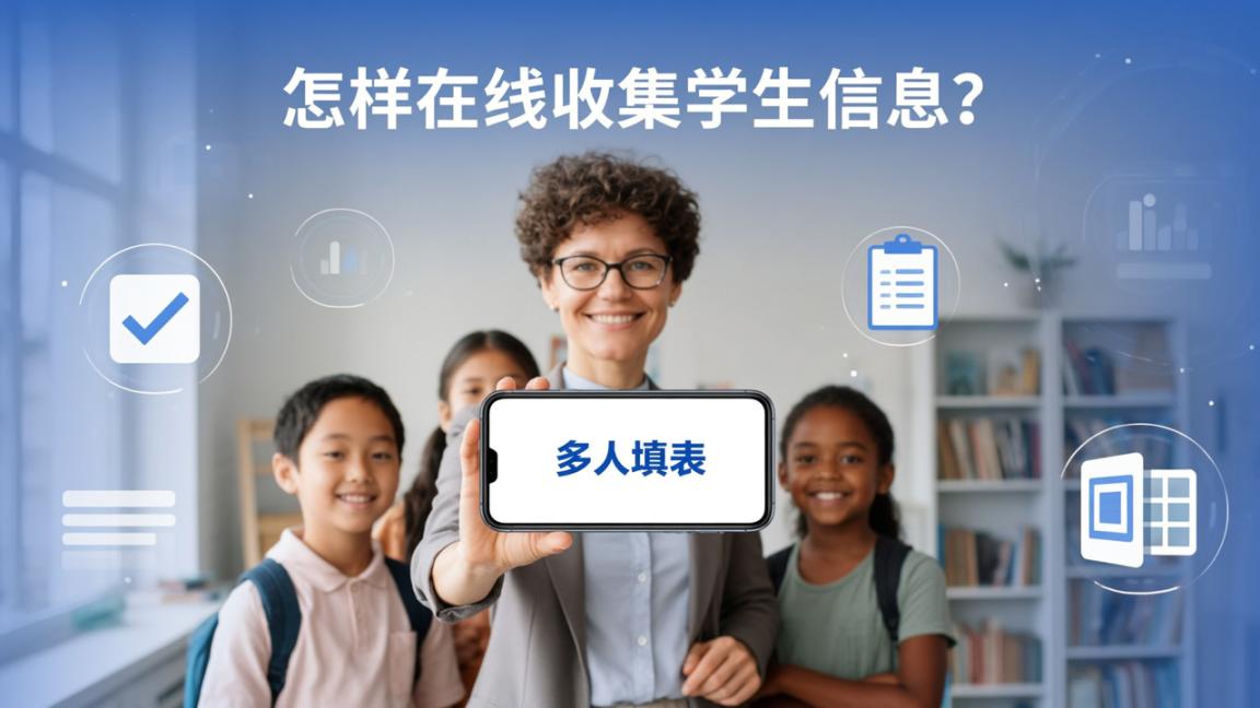 怎样在线收集学生信息？扫码填表+Excel导出实操教程（多人填表小程序）