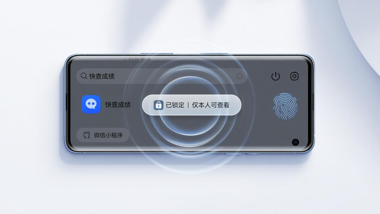 快查成绩小程序怎么防偷看？查完自动锁屏、仅本人可看的操作步骤详解
