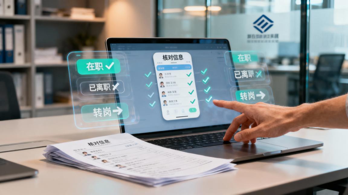 公司通讯录怎么清理离职人员？用【核对信息】微信小程序当天完成全员数据核对更新