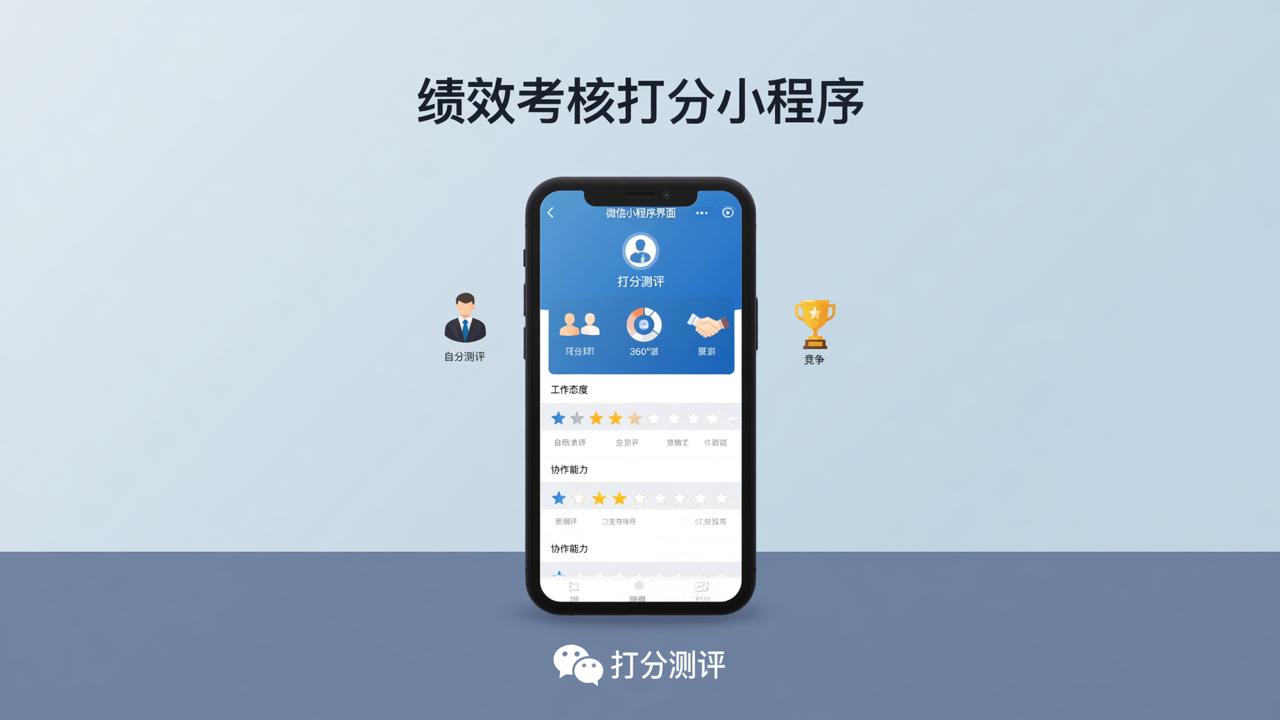 绩效考核打分小程序怎么用？自评互评、360评估、比赛打分全流程实操指南