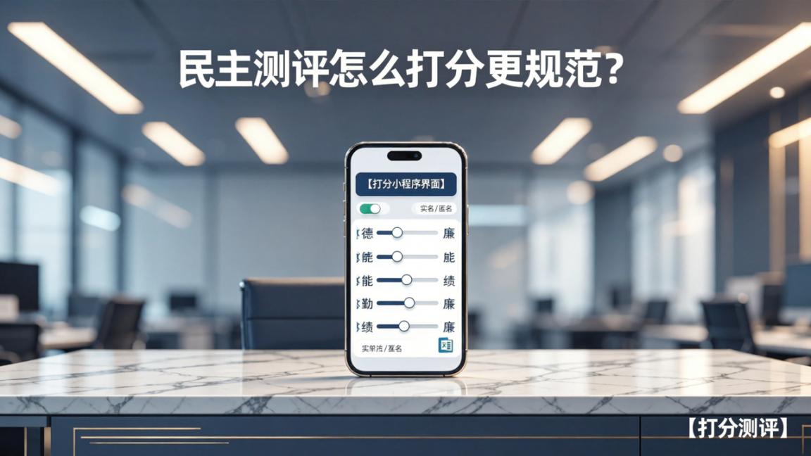 民主测评怎么打分更规范？实名匿名自由切换、自动汇总Excel的微信小程序教程