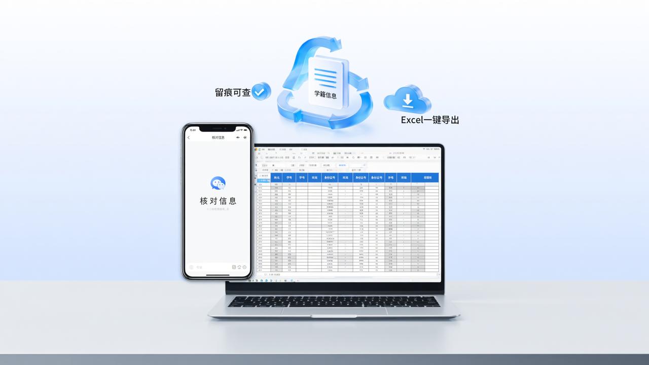 学籍信息核对怎么做？微信扫码填表、留痕可查、Excel一键导出全流程教程