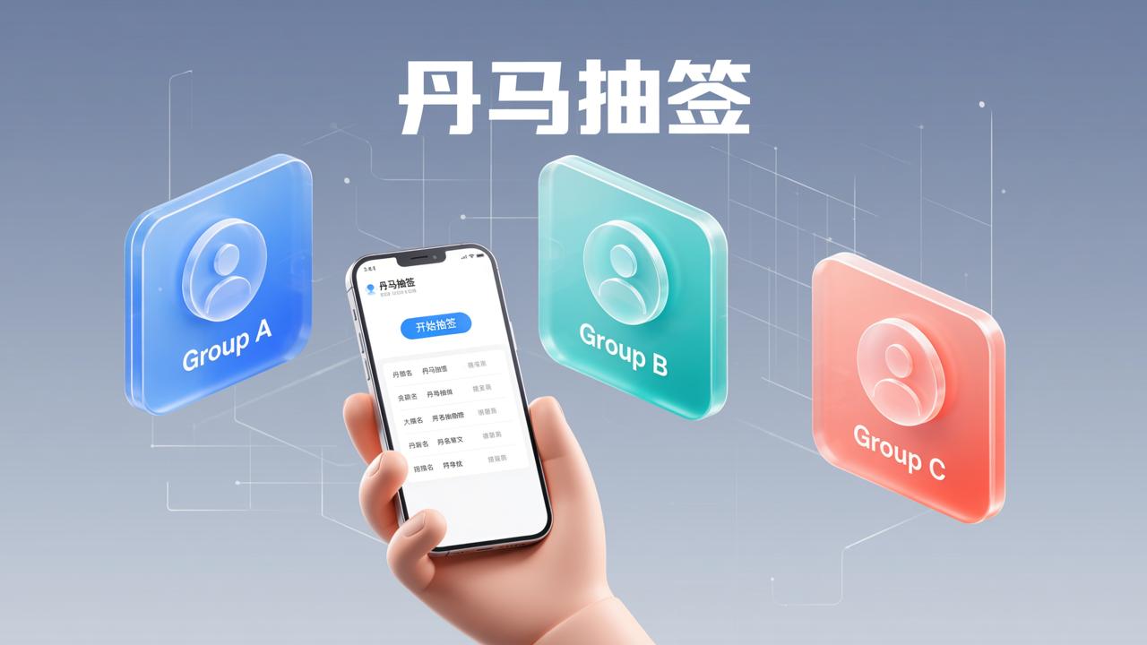 怎样用随机抽签小程序公平分组分班？丹马抽签扫码即用，支持实名名单和Excel导出