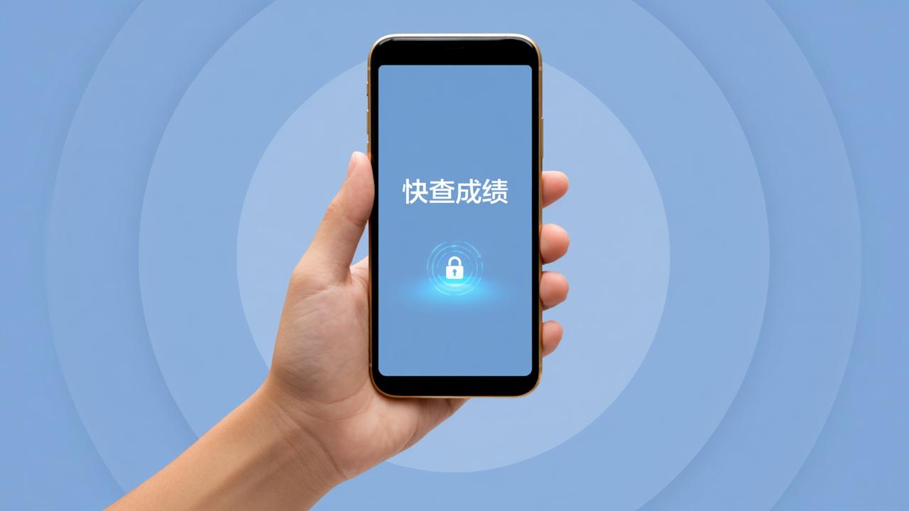查成绩怕被同学偷看怎么办？快查成绩微信小程序查完自动锁屏，仅本人可再查