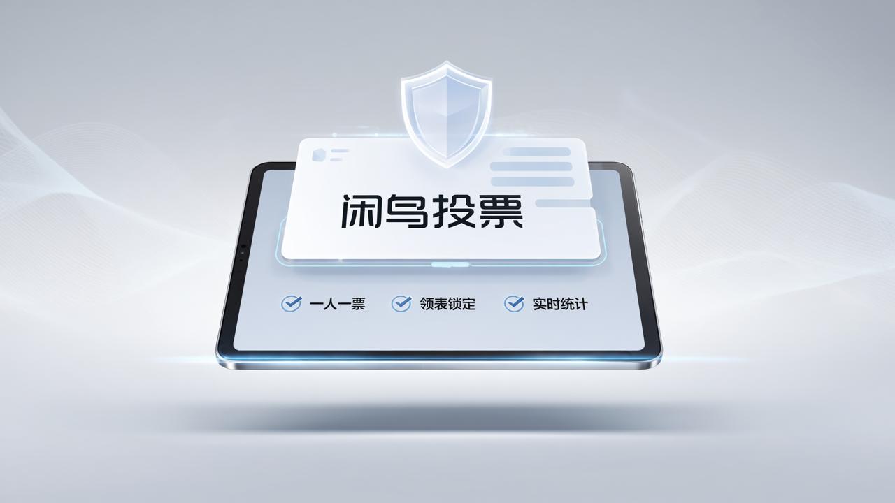 年底评优投票怎么防刷票？闲鸟投票一人一票+领表锁定+实时统计实操指南