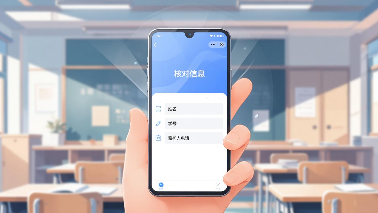 学生信息核对小程序怎么用？扫码填报、留痕修改、一键导出Excel全流程实操教程