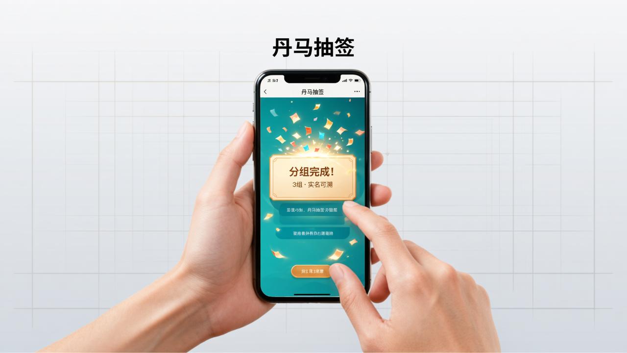 怎样用随机抽签小程序公平分组分班？丹马抽签扫码即抽、结果秒出、实名可管