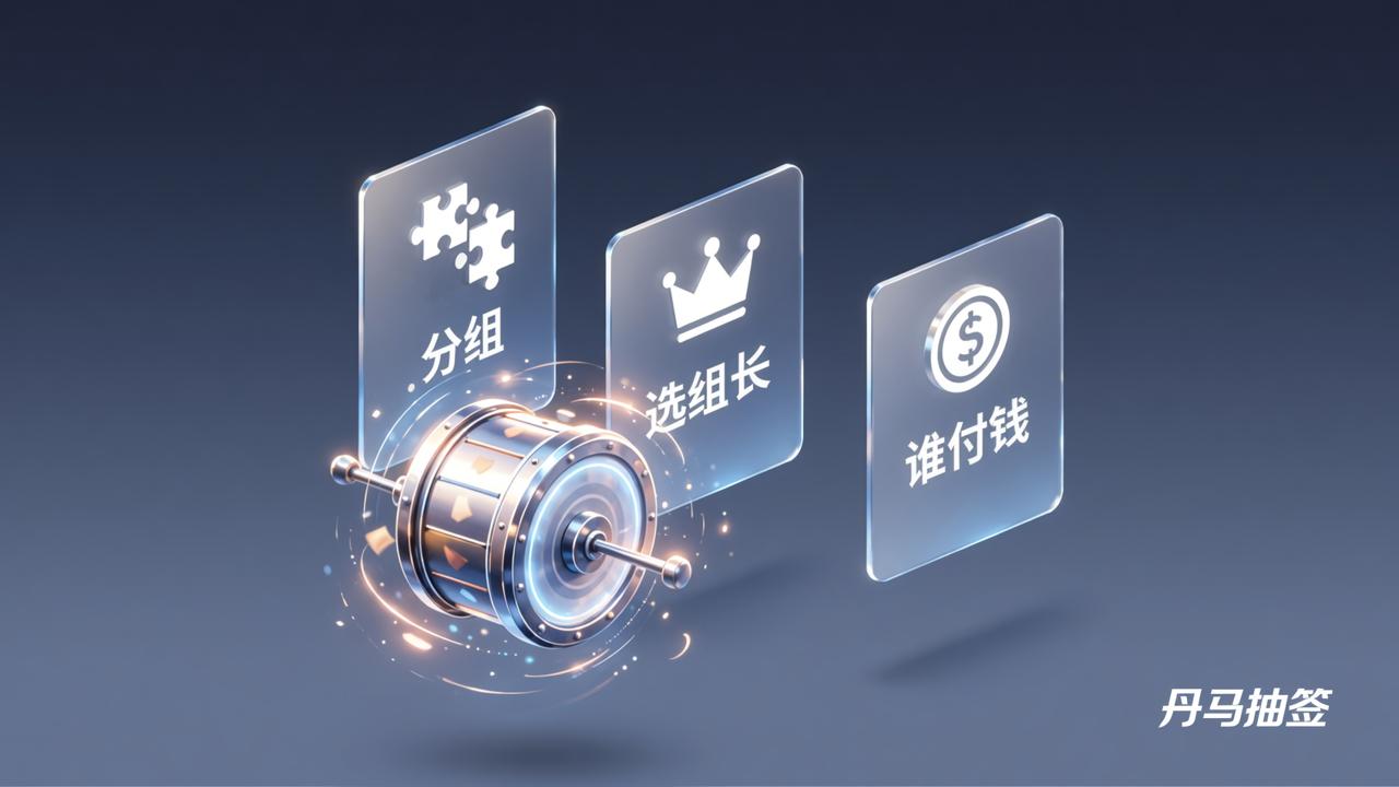 怎样用随机抽签小程序实现公平分组？丹马抽签扫码即抽、结果秒出、Excel可导出