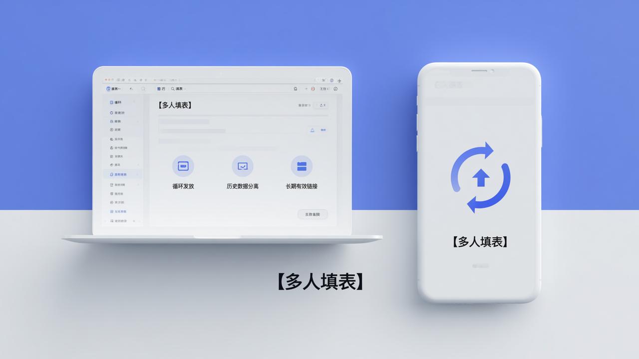 微信小程序循环发收集表怎么操作？多人填表支持重复发放不换二维码