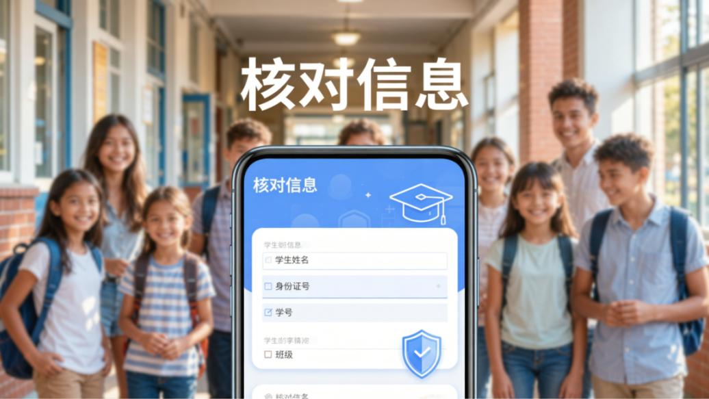 学生学籍信息核对小程序怎么用？家长扫码修改姓名身份证号学号不互相查看