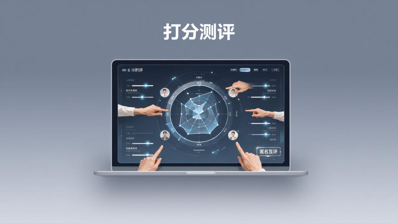 怎样用360度绩效考核小程序做匿名互评？打分测评微信小程序实操教程